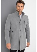 Resim Plt8386 Dewberry Erkek Palto-gri Gri 