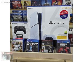 Resim SLIM PLAYSTATION 5 +2.KOL 2YIL GARANTİ FATURALI ADANA OYUN D. A3 