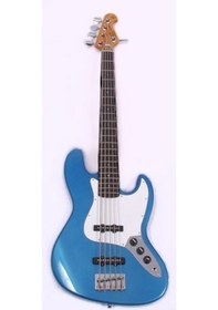 Resim Sx Sjb62 /5/lpb 5 Telli Bas Gitar Lake Placid Blue 
