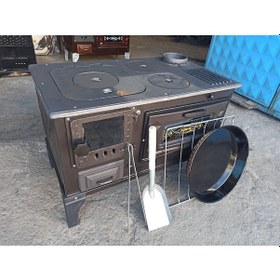 Resim Cam Kapak Takma Ayak Döküm Estetik Kuzine Soba Kömür Odun Sobası 