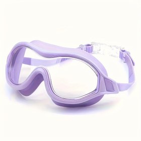 Resim 1pc AquaSport Yetişkin Yüzme Gözlüğü, Anti-Buhar HD Mercek, 3D Çift Mühür Tasarımı, Geniş Görüş, Rahat Silikon Conta, Ayarlanabilir Kayış, PC Malzeme, Erkek ve Kadınlar İçin - Yetişkinler İçin Yüzme Gözlüğü 