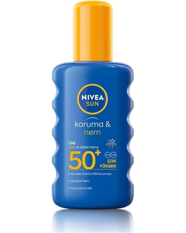 Nivea NIVEA Güneş Koruyucu & Nemlendirici Spray Spf 50 200 ml 4005900253668 Fiyatı ve Özelliklerı - Badem