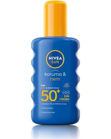 Resim Nivea Sun Koruma & Nem Koruyucu Güneş Kremi SPF50+ 200 ML 