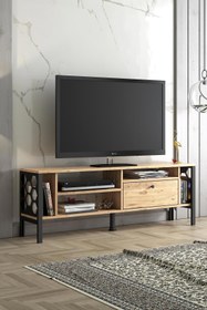 Resim Wood'n Love Hera 140 Cm Tv Ünitesi - Atlantik Çam \u002F Siyah 