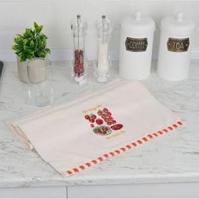 Resim Soft Tadam Mutfak Havlusu - Ekru - 40X66 Cm 