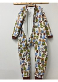 Resim Key Kıds Dog Poodle Krem Yeni Kız Erkek Unisex Çocuk Uyku Tulumu Pamuklu Bacaklı 10/12/14 Yaş Büyük Beden 2.5 Çok Renkli 