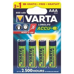 Resim Varta 56703 Ready2Use Aaa 800 Mah İnce Kalem Pil (3+1) 4 Lü Paket 