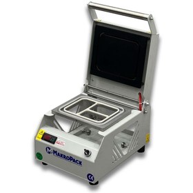 Resim makropack Tabak Kase Kapatma Makinesi Sıcak Soğuk Yemek Kahvaltılık Paketleme 