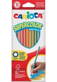 Resim Carioca Supercolor Kuru Boya 12 Renk 