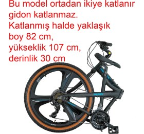 Resim Mosso 26 Marine Acr H 21 Vites, 26 Jant Hidrolik Fren Katlanır Bisiklet 
