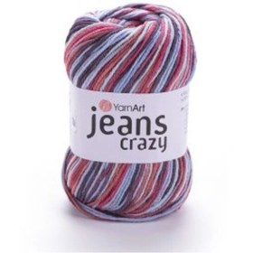 Resim Yarnart Jeans Crazy Ebruli El Örgü Ipi Ebruli-7208 