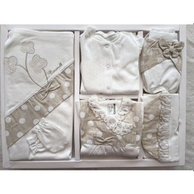 Resim Caramell Tulumlu 10'lu Set Zk6717 New Point Bej Ekru 