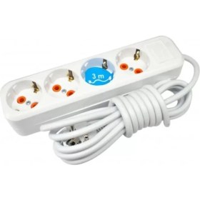 Resim Kuzgun Ticaret 4'lü 3 Metre Top. Grup Priz ROYALEKS-AST403 