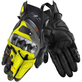 Resim SHIMA XRS3 Korumalı Motosiklet Eldiveni Sarı 