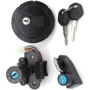 Resim Motosiklet Kontak Anahtarı Anahtarı Yakıt Benzin Kapağı Koltuk Kilidi Kiti Klx 250 Kmx125 Kmx250 Klr250 Klr650 K Gösterildiği Gibi. 