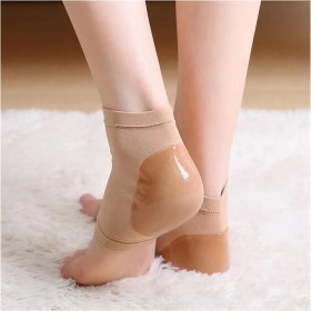 Resim Silikon Topuk Nemlendirici Çorap 