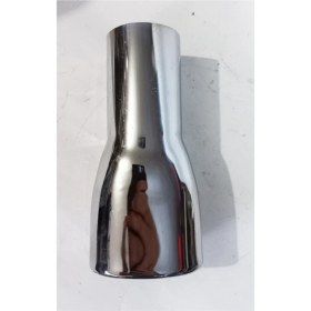 Resim 5.1 Cm. Yassı Sessiz Nikelaj Egzoz Eksoz Ucu Tekli 