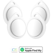 Resim upTech Apple Uyumlu Akıllı Takip Cihazı - Otomobil - Motosiklet - Evcil Hayvan - Çocuk - 4'lü Paket 