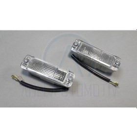 Resim Volkswagen Jetta Mk2 83-92 Ön Tampon Sinyal Seti Sag Sol Beyaz 349014126 