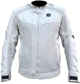 Resim X-evo Yazlık Fileli Korumalı Motosiklet Montu Yeni Sezon Gri Gri S 