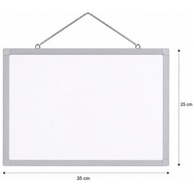 Resim Askılı Yazı Tahtası 25x35cm Beyaz 