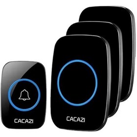 Resim Electrimax 1 Buton 3 Alıcılı Kablosuz Uzaktan Kumandalı Led Kapı 