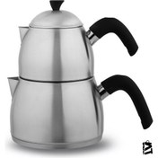 Resim Schafer Wide Metal (O.boy) Çaydanlık Takımı-4 