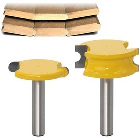 Resim Sones Adet/takım 8 Saplı Ark T Tipi Tenon Kesici Ağaç İşleme Kesme Gravür Makinesi Freze Kesici 