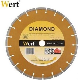 Resim Wert 2711-150 Granit Mermer Elmas Testere 150 MM 