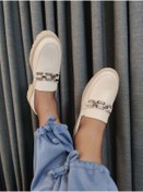 Resim ÇİĞDEM KUNDURA İridian-gerçek Deri Kadın Kalın Taban Oxford Ayakkabı 