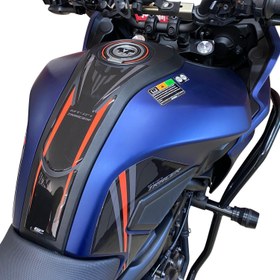 Resim Yamaha MT-07 Tracer 2016-2019 Uyumlu Tank Pad Seti Siyah Gp Kompozit