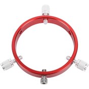 Resim Tenfowee Tam Metal Güdüm Halka, 80-100mm Uyumluluk, 15mm M6 Somunlar, Kalınlaşmış Alüminyum, Astronomi Teleskop Aksesuarı Kırmızı 