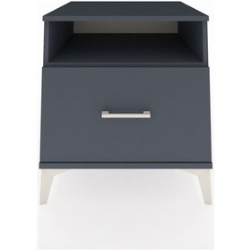 Resim Kronos Komodin Tek Raflı Tek Çekmeceli 60x59x64 Antrasit-antr... Antrasit 
