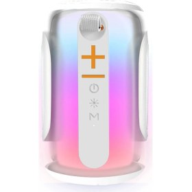 Resim Newface Pluse 8 Rgb Kablosuz Hoparlör - Beyaz Drstr 