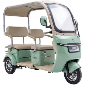 Resim Stmax Ultra Neo 3 Tekerli Kabinli Elektrikli Moped - Adaçayı Yeşili 