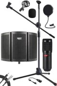 Resim Lastvoice Pack Set-1 Bm800 Mikrofon Stand Yalıtım Paneli Filtre Ses Kartı 