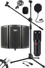 Resim Lastvoice Pack Set-1 Bm800 Mikrofon Stand Yalıtım Paneli Filtre Ses Kartı 