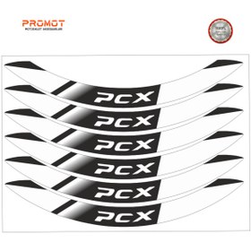 Resim PROMOT PCX HONDA 125/150 Jant Şeridi Tüm Modellere Uyumlu Motosiklet Aksesuar Jant Sticker 5 