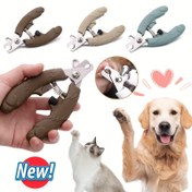 Resim Paslanmaz Çelik Köpek Tırnak Makası, İşten Kazançlı, Rahat, Şarj Edilmemiş, Pil Olmadan, Köpek, Kedi, Yavru, Yeni Köpek Tırnak Makası ile Bakım için 