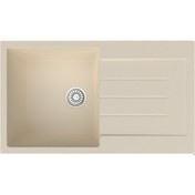 Resim Gradde Bej Tek Goz Granıt Eviye 50 x 86 Gr86L 