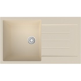 Resim Gradde Bej Tek Goz Granıt Eviye 50 x 86 Gr86L 