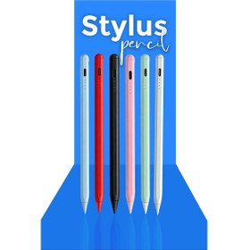 Resim K2259 İpad Uyumlu Dokunmatik Stylus Kalem - Siyah 1 