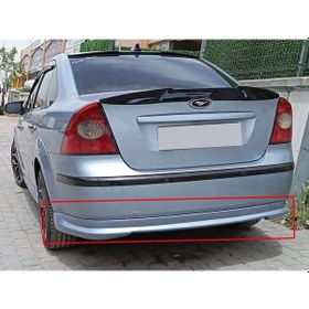 Resim Ford Focus 2 Sedan Arka Tampon Eki Boyasız Fiberglas 2005 - 2008 