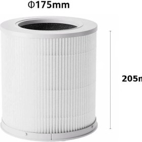 Resim Purmed Xiaomi Smart Pet Care Air Purifier Uyumlu H13 HEPA + Aktif Karbon Yedek Filtre 