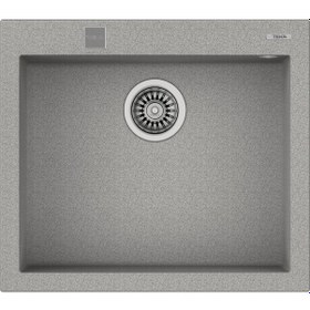Resim Teka Forsquare 50.40 Tg Tek Hazneli Tegranite+ Eviye - Stone Grey - 115230006 