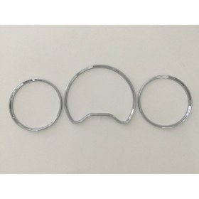 Resim NOS Mercedes W202 Gösterge Krom Kadran Halka W202 Gösterge Çerçevesi W202 Gösterge Halkası 