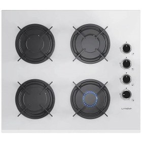 Resim Lanova Mano 2106TW01 - G16400-202 - 3220W6 Beyaz Cam Ankastre Set 