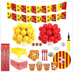 Resim Taraftar Gs 16 Kişilik Full Doğum Günü Seti 
