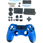 Resim YUES Playstation 4 Uyumlu Kasa Joystick V1 Full Kasa Tuş Takımı Mavi 