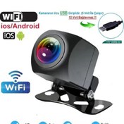 Resim Kalite Wifi Geri Görüş Kamerası USB Girişli(Cep Telefon+Tablet ile Arkayı Kablo Çekmeden Izleme Imkanı) 